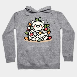 Cute Ugly Christmas Cat Women Men Kids Funny Cat Christmas Hoodie